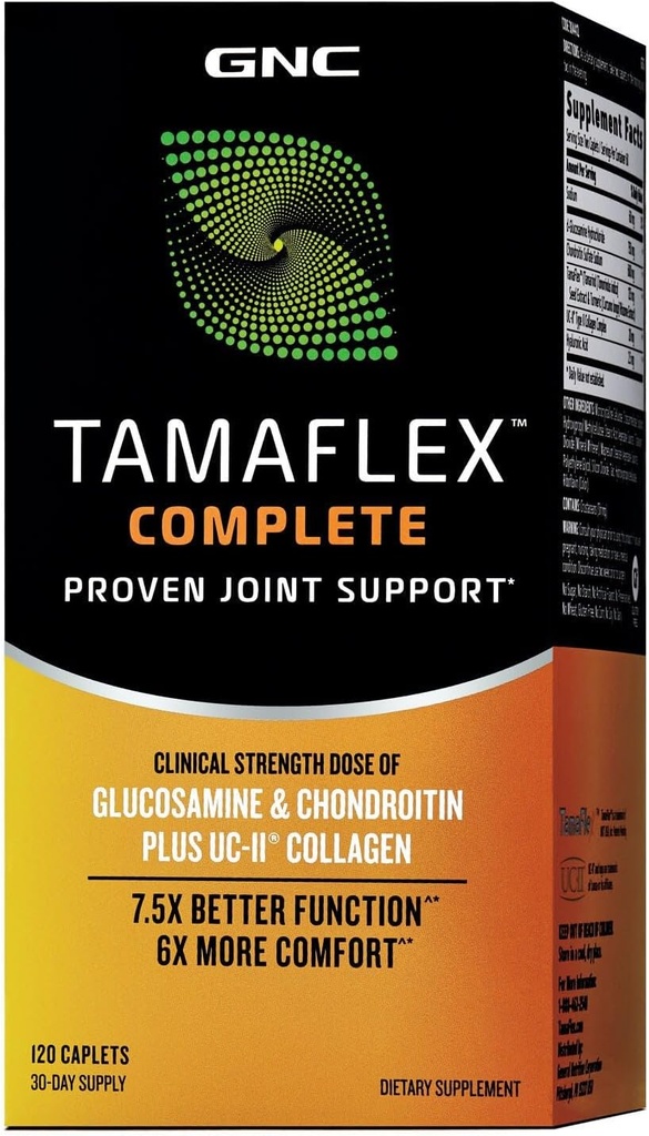 GNC Tamaflex Kompletný, Poskytuje spoločnú podporu, 120 Caplets