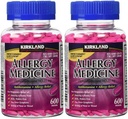 Kirkland Podpis Alergia Medicína Difenhydramín HCI 25 mg - 600 Minitabs - 2 balenia