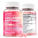 2 balenie Lipozomálne kolagen Peptidy pilulky pre ženy 2000mg, Multi Hydrolyzed kolagén typ I, II, III, V, X s 2500mcg Biotin - kolagén doplnky Softgels s vlasmi, kože a nechtov Vitamíny, 240 Cts