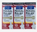 Family Care Nosal Relief Pumpa Mist Spray .5OZ [ Balenie 3 ]