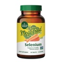 MegaFood Selenium - Selén 50 mcg - Doplnok s jedlom a bylinnou zmesou - Immune Support - Vegan, non-GMO - Made Without 9 Food Allergens - 60 tabliet (60 Servings)