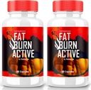(2 balenia) Fat Burn Aktívne pilulky, Fat Burner Aktívny Advance Keto Formula - Advanced Podpora chudnutie, Všetky prírodné Keto doplnok, Tuk spáliť Keto vitamíny, FatBurn Keto Active Recenzie (120 Kapsule)