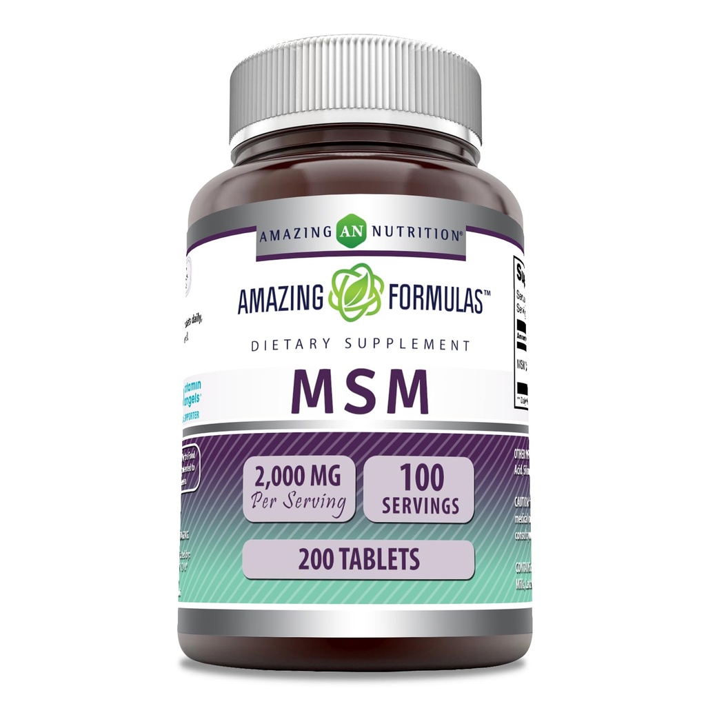 Amazing Formules MSM (Methylsulfonylmethane) Supplement 