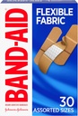 Band-Aid značky Flexibilné tkaniny adhezívne pásy, Pohodlné Sterilná ochrana a starostlivosť o rany pre menšie rezy a popáleniny, Quilt-Aid technológie pre Cushion bolestivé rany, rôzne veľkosti, 30 ot