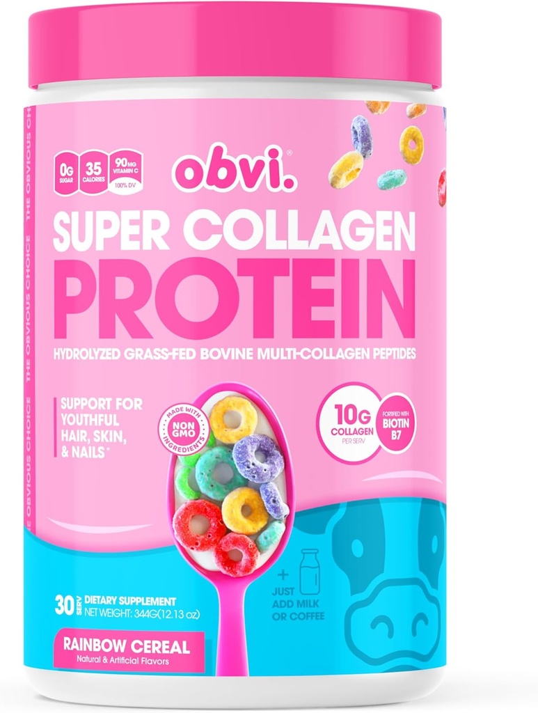 Obvi Super kolagén Protein - Rainbow Cereal