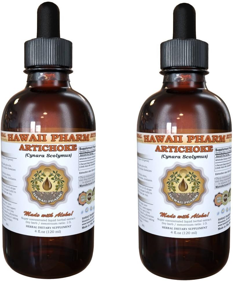 Artičoky tekutý extrakt, organické artičoky (Cynara scolymus) Tincture 2x2 oz