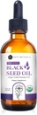 Kate Naturals Organic Black Seed Oil (4oz, Virgin, Cold Pressed, Non-GMO) Tekuté Nigella Sativa pre imunitnú podporu a trávenie. Čistý čierny rasca rasca olej pre vlasy a pokožku