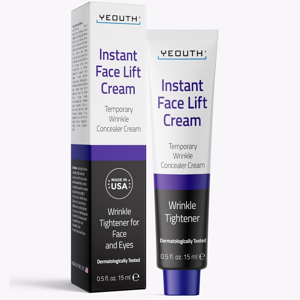 YEOUTH Instant Face Lift Cream, dočasné prepínanie kože pod očným krémom pre ženy, prepínanie a zdvíhanie zapaľovač 15ml