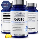 1MD Nutrition CoQ10 - pre zdravie srdca a výrobu bunkovej energie - Zdravie doplnok pre mužov a ženy - Koenzým Q10 Softgel - 60 dní
