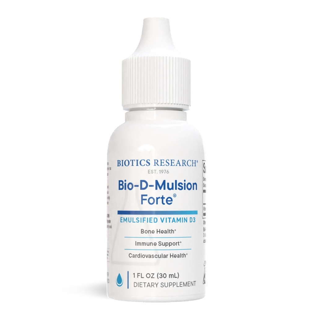 Biotics Research Bio-D-Mulsion Forte Liquid Vitamín D kvapky 4000 IU 