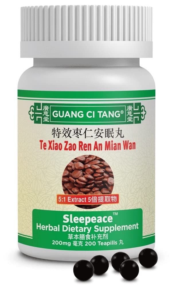 Guang Ci Tang ActiveHerb - Sleepeace Te Xiao Zao Ren an Mian Wan - 200 tabletiek