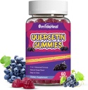 Quercetin Gummies 1200MG, Quercetin Gummies s hypromelínom, zinkom vitamín C, Quercetin Supplement Gumies for Adult & Kid, 60 Vegan Gummies