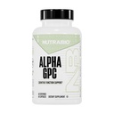 NutraBio Alpha GPC, Podpora mozgu a zlepšenie pamäťovej funkcie, 300 mg - 60 Rastlinné kapsule