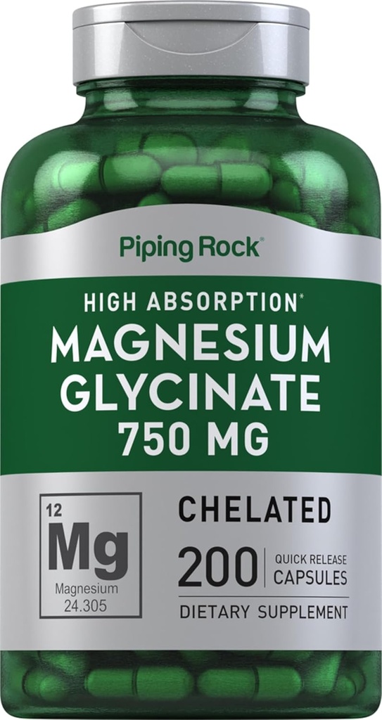 Piping Rock Magnézium Glycinate Kapsule 