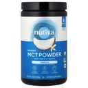 Nutiva Organic MCT Prášok s prebiotickým Acacia Fiber, Vanilka, 10,6 Oz, USDA Organic, Non-GMO, Non-BPA, Vegan, Gluten-free, Keto & Paleo, Instant Nápoj alebo Boost na kávu a smoothies