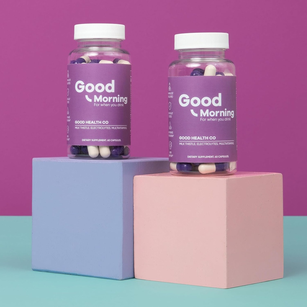Dobré ráno Recovery pilulky [2 balíček Hangover Kit] Klinicky testované po alkohol Aid  Na zdravie!