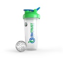 BioTRUST BlenderBottle Classic fľaša Shaker, 28-Ounce s slučkou, Clear/Green