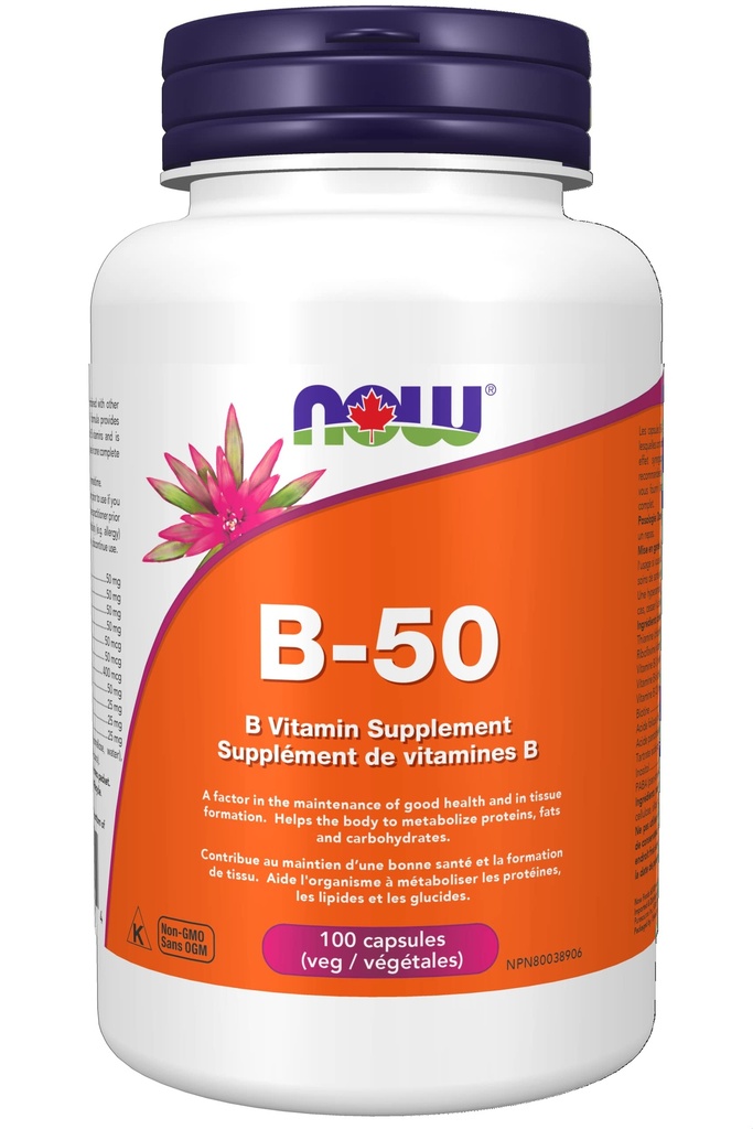 Teraz vitamín B-50 mg,100 Veg kapsuly