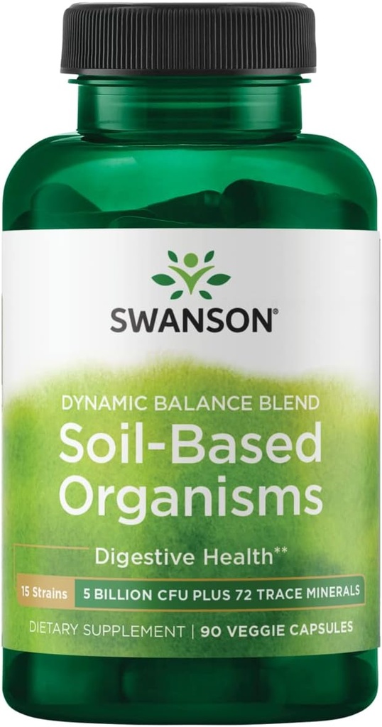 Swanson Ultra Dynamic Balanced Blend Soil-Based Organisms 5 miliárd Cfu 90 Veg Caps