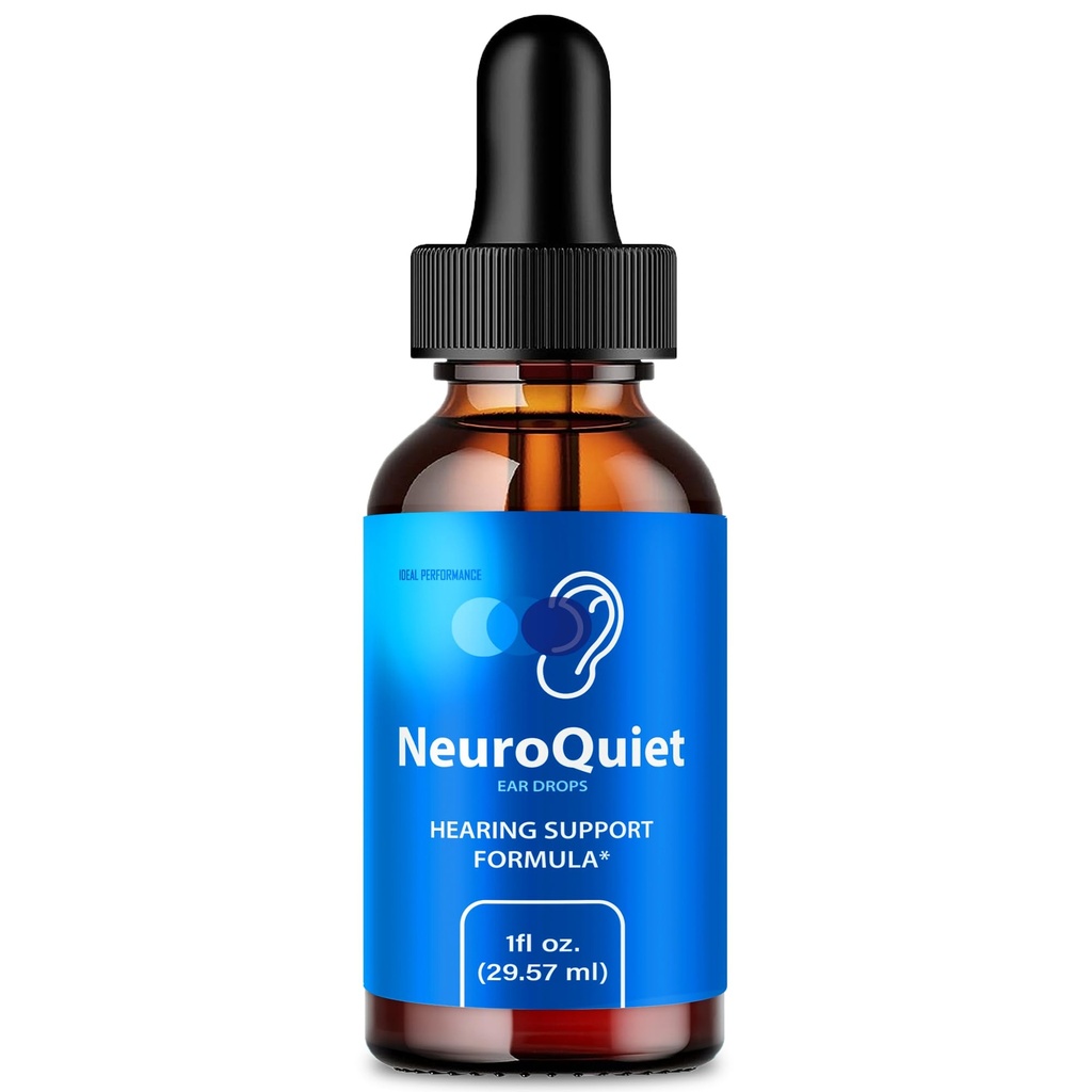 NeuroQuiet Tinnitus Relief for Ringing Ears NeuroQuiet Podpora sluchu Liquid Drops, Neuro Quiet Auditory Jasnosť a zdravý sluch Supplement, Neuro Quiet All Natural Formula Recenzia (1 balenie)