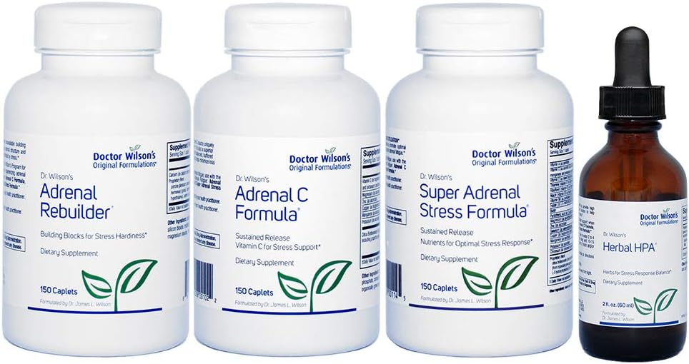 Dr. Wilsonova adrenálna únava Protokol kit pre adrenálnu podporu HPA veľké