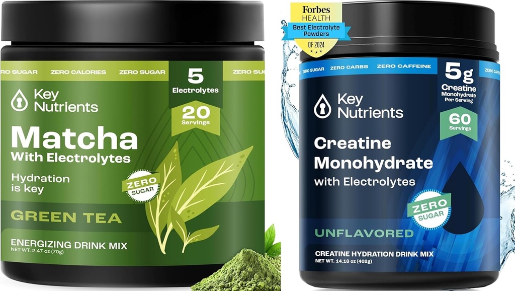 KĽÚČOVÉ NUTRIENTY Matcha Powder & Creatin Monohydrate Bundle 