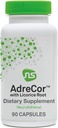 NeuroScience Cortisol Manager & Adrenal Support Supplements for Daily Energy - AdreCor with Licorice Root - L Tyrosine & More to Combat Fatigue & Promote a Healthy Stress Response (90 Capsules)