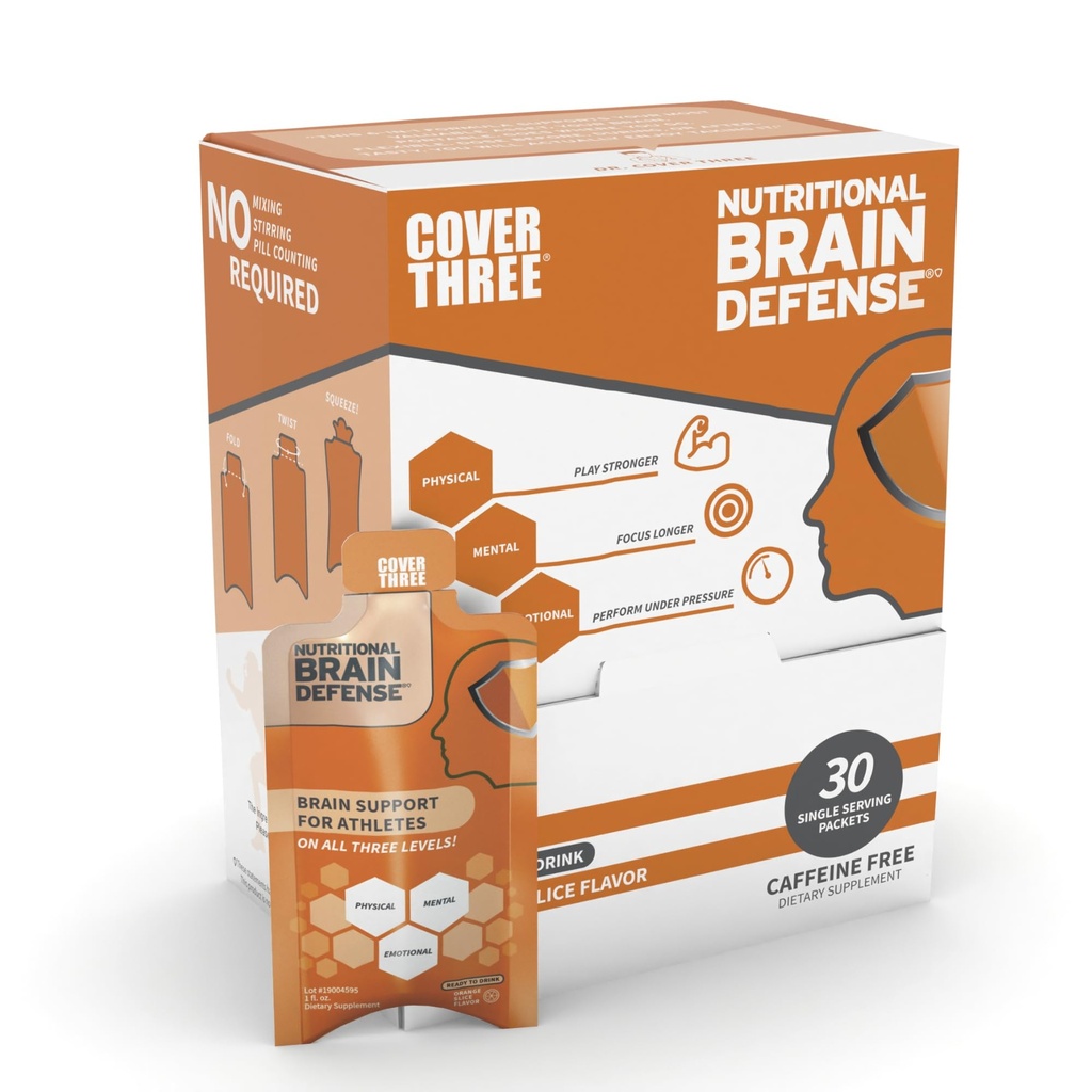 Obal Tri mozog obrany Omega 3 Rybí olej, Nutričný mozog doplnok s kurkumín, Uridín, Orange Slice Liquid Omega 3 DHA EPA Formula, Nootropic Supplement for Athletes
