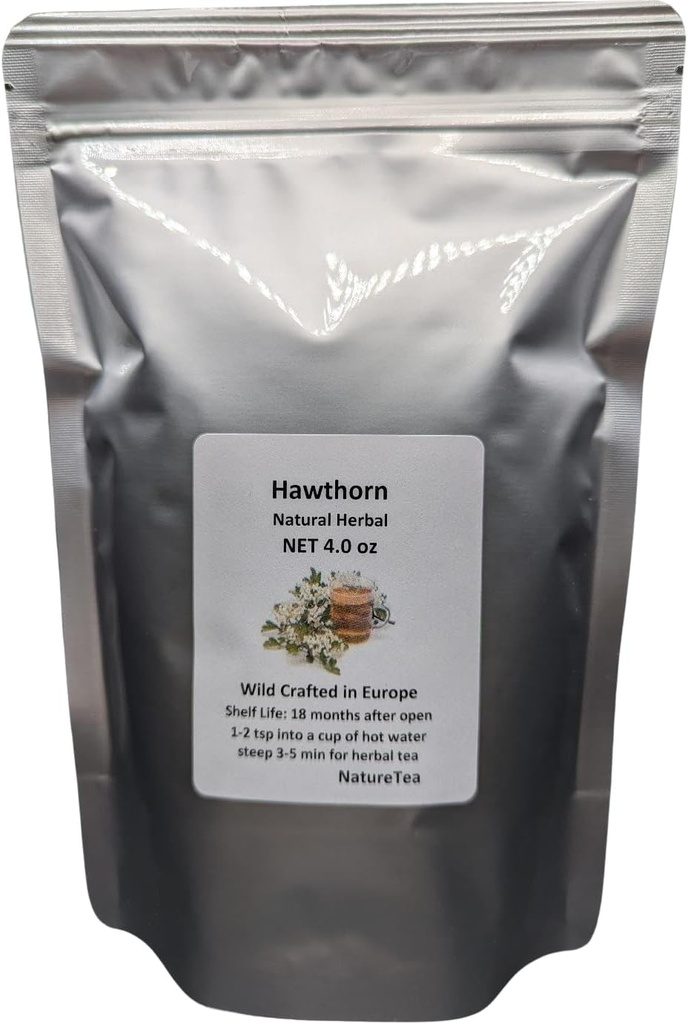 Hawthorn - Crataegus laevigata Loose Leaf & Flower C/S zo 100% Príroda (8 oz)