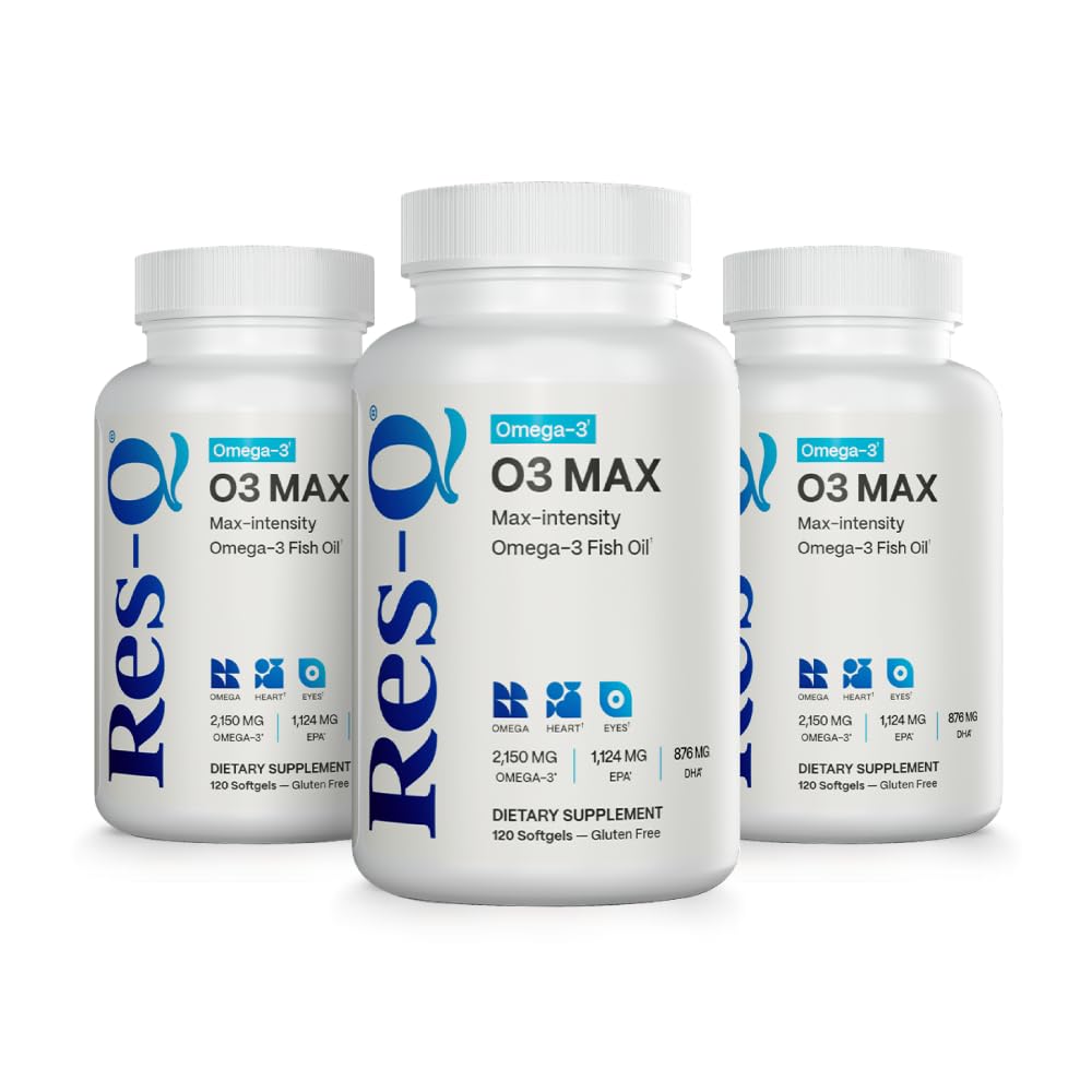 Res-Q O3 MAX Omega-3 kapsuly (3 pk)