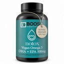BoostCeuticals Vegan Omega 3 doplnok 500mg Dha Epa Vegan Softgels - Žiadne Stearates Non GMO Gluten Free 60 Ct Heart and Brain Health