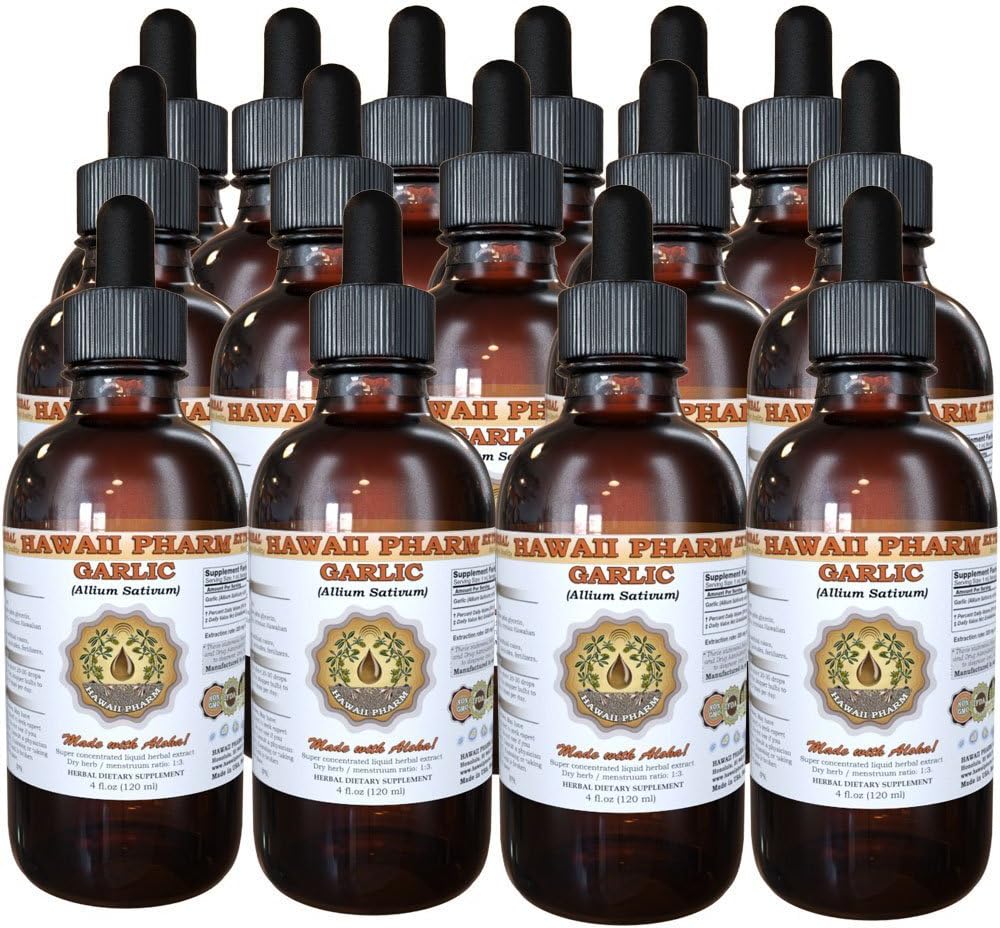 Hawaii Pharm cesnak (Allium sativum) tekutý extrakt 15x4 Oz
