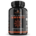 STRUČNÝ VÝŽIVA 10 v 1 Imunitná podpora Posilňovacia doplnok s Echinacea, vitamín C a zinok, kurkuma, zázvor, B6, baza pre dospelých Vitamíny obrany imunity, vyrobené v USA Veg Cap 60 Ct (1)