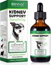 Pečeň Podpora pre psy, Pečeň a obličky Podpora pre psy s prírodným bylinný extrakt pomáha vyváženie psov Pečeň & Obličky zdravie, Pet Supplement - Pečeň podpora kvapky na zlepšenie psa energie - 2 fl.oz