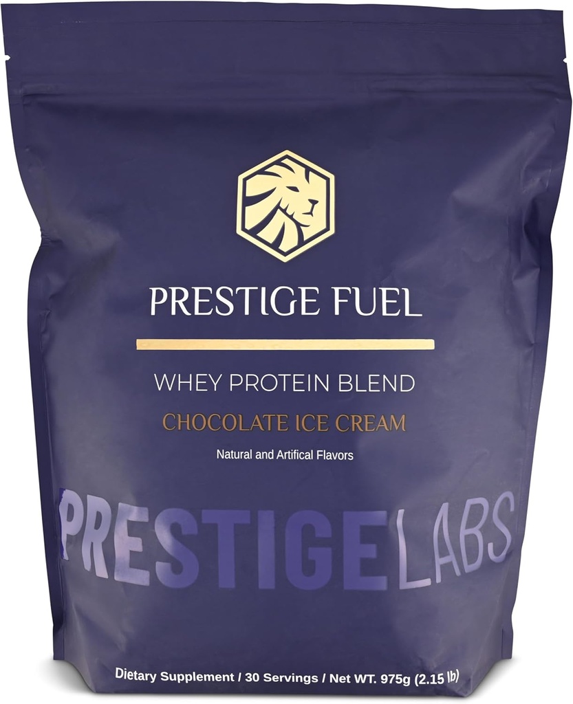 Prestige Fuel Natural Protein Srvátka a Isolate Blend čokoláda Zmrzlina chuť (30 Servis)