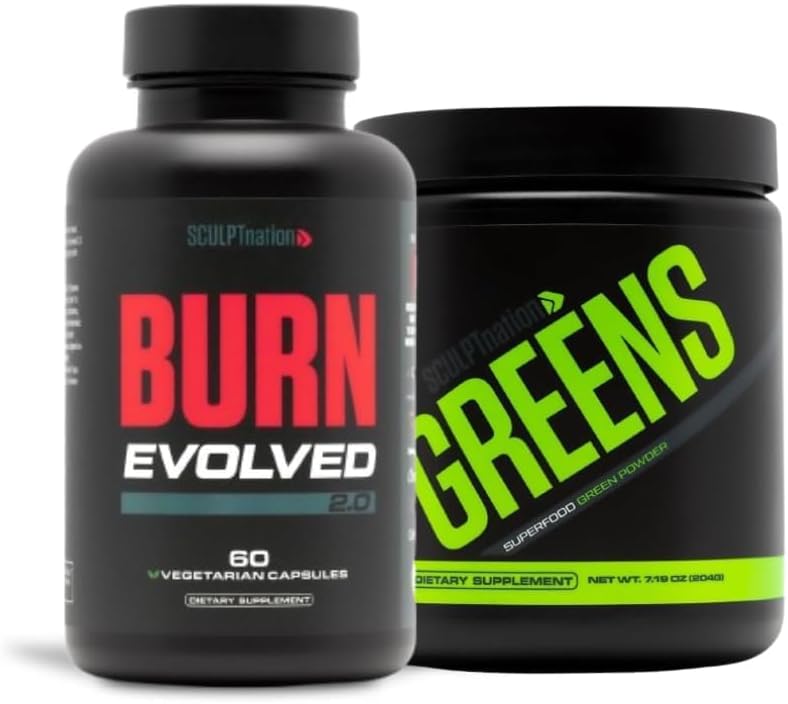 Sculpt Nation by V Shred Burn 2.0 a Premium Greens Unflaved Bundle