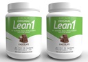 Lean1 Protein Replacement Protein Shake, Čokoládová príchuť, 2-BALENIE 15 Servisné tuby