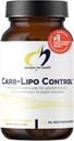 Designs for Health Carb-Lipo Control (ProtectZyme) - Tráviaci enzým na minimalizáciu Tuk + škrob Absorpcia a trávenie lepku, Casein - podporuje zdravé telo zloženie (60 kapsúl)