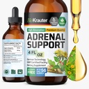 BIO KRAUTER Adrenal Support Tinture - Rhodiola & Ashwagandha Supplements - Vegan Mood Support Drops 4 Fl.Oz.