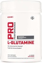 GNC Pro Performance L-Glutamine 5000 mg, Aminokyselin Supplement Powder, podporuje svalovú obnovu & Function, Palivo imunitný systém, hrá kľúčovú úlohu v syntetizácii proteínov, Nechutne, bez lepidla, 181