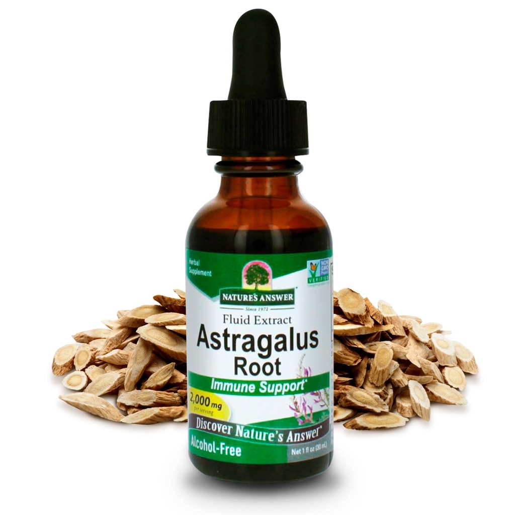 Prírodná odpoveď Astragalus Root Alkohol bez bylinné doplnok 1 Ounce (2 balenie) 