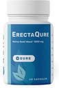ErectaQure Horny Koza burina pre mužov - Mužské vylepšenia doplnok pre zvýšené mužské Drive - Tongkat Ali, ženšen Root & Superoxid anions - 60 Kapsule Gluten-free