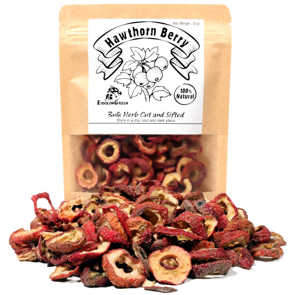 EidolonGreen [China Medicinal Herb] Hawthorn Berry (Shanzha/Dried Hawthorne/