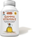 ANDREW LESSMAN Gama Vitamín E 60 Softgels - 315 mg Gamma Tocopherol, Ochranné vitamín E. Štyri formy prírodných tokoferolov s ahiflower olej. Výkonný antioxidant. Žiadne syntetické formy
