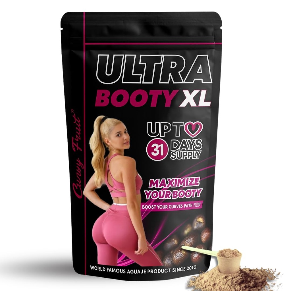 Maximalizácia svojho rastu Booty - Aguaje + Black Maca Root Powder Dosiahnuť svoje snové krivky v týždňoch - 31-Deň dodávky (4.9 Oz)
