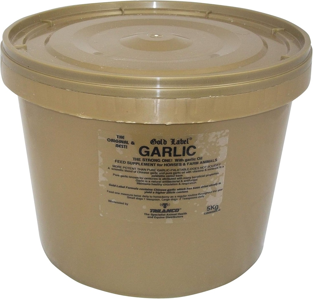 Cesnakový prášok, Konský doplnok, Zlatá značka, Dýchanie, 5 KG