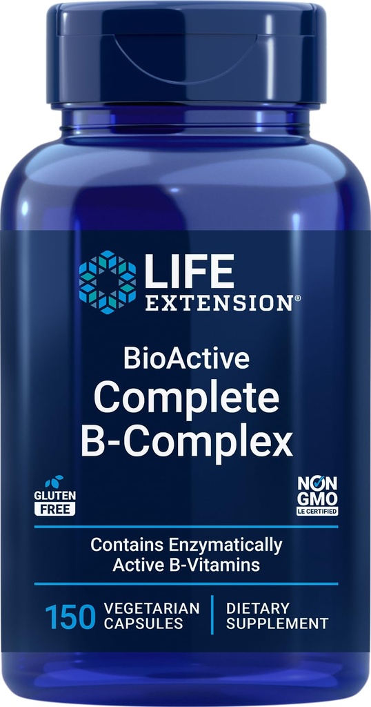 Life Extension BioActive Complex, 150 Vegetariánskych kapsúl