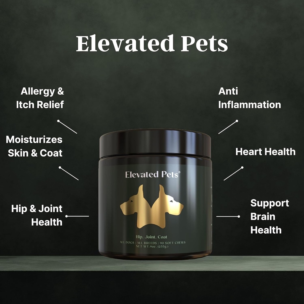 Ultra-zdravý Omega 3 Rybí olej Treaty w/MSM, Glukozamín, Chondroitín, EPA/DHA pre psy: Vyvýšený domáci miláčikovia rybí olej, kurkuma & Joint Supplement + Allergy Chews - Ultimate Dog Vitamín Supplement