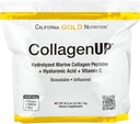Kalifornia Gold Nutrition CollagenUP®, Hydrolyzované morské kolagénové Peptidy s kyselinou hyalurónovou a vitamínom C, bez príchute, 2,2 lb (1 kg)