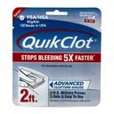 Adventure Medical Kits QuikClot Gauze - Flexibilné hemostatické lekárske Gázu pre núdzové prežitie alebo katastrofy pripravených Kits & More - zastaví krvácanie rýchlo s Kaolin - 3" x 24"